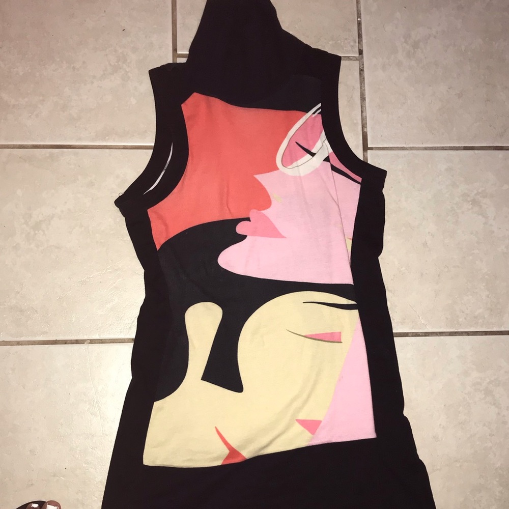 custo barcelona turtleneck dress